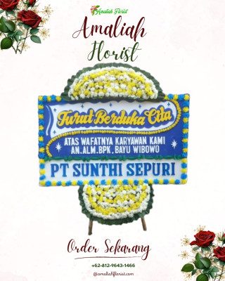 Papan Bunga Duka di Botolinggo
