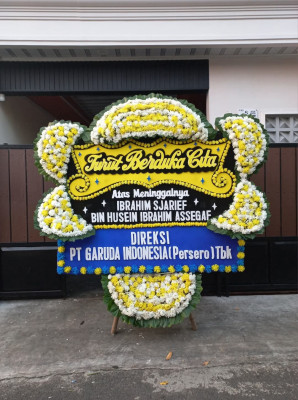 Papan Bunga Duka di Botolinggo